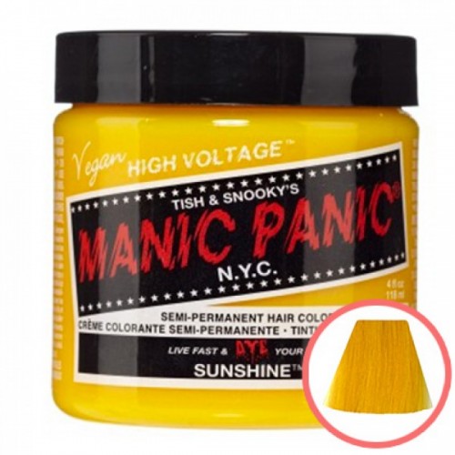 MANIC PANIC HIGH VOLTAGE CLASSIC CREAM FORMULAR HAIR COLOR (35 SUNSHINE)